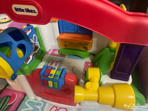 二手转让 小泰克Little Tikes玩具儿童礼物低幼早教启智玩具屋学习屋百变儿童乐园